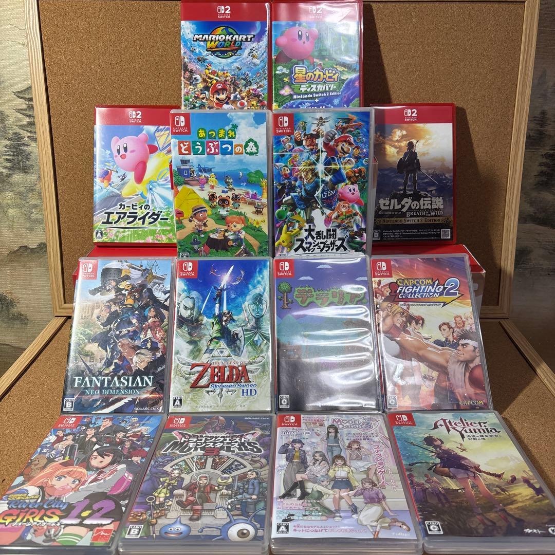 Switch、Switch2 14タイトル　ソフトまとめ売り