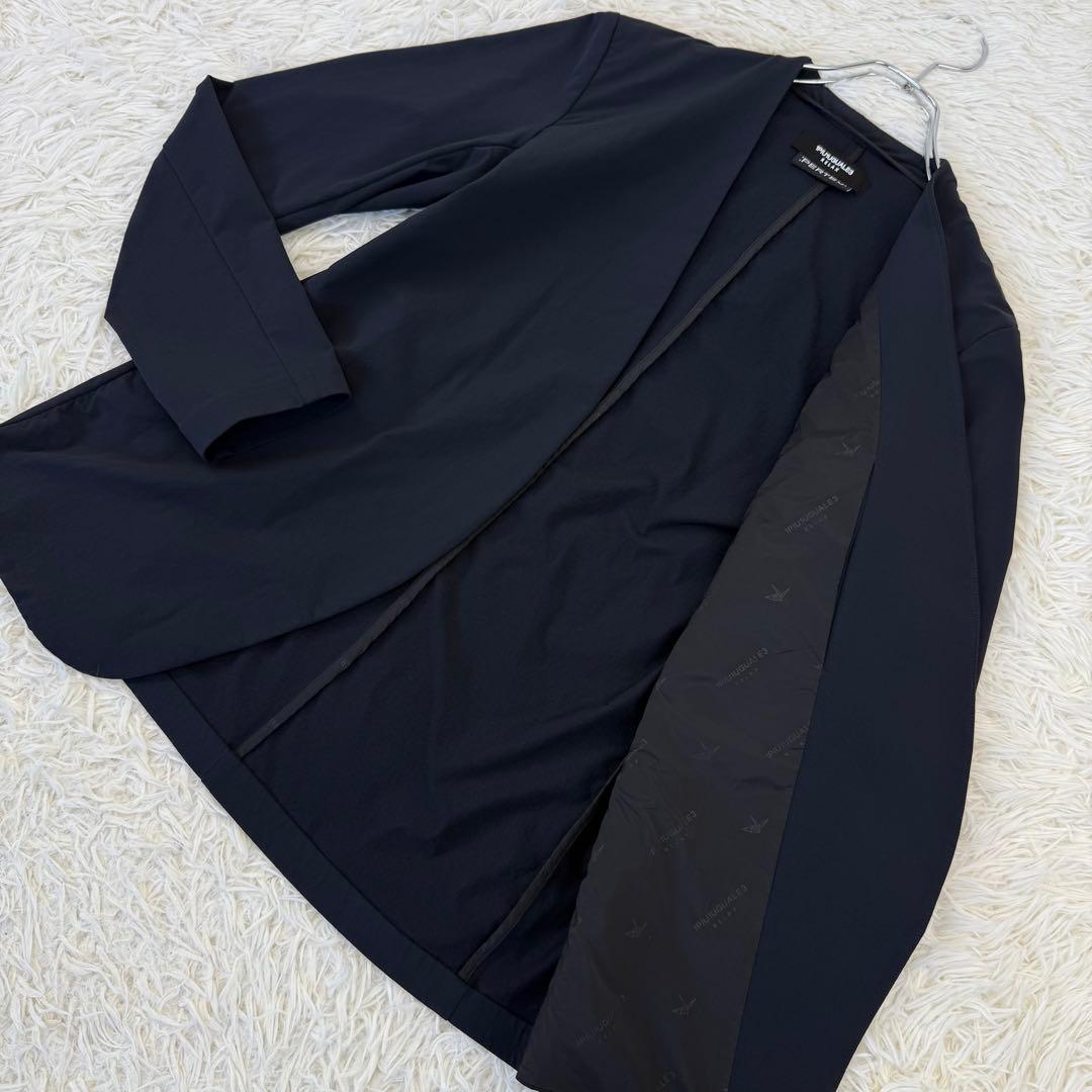 2024 ウノピゥウノウグァーレトレ パーテックスノーカラージャケット 黒 M