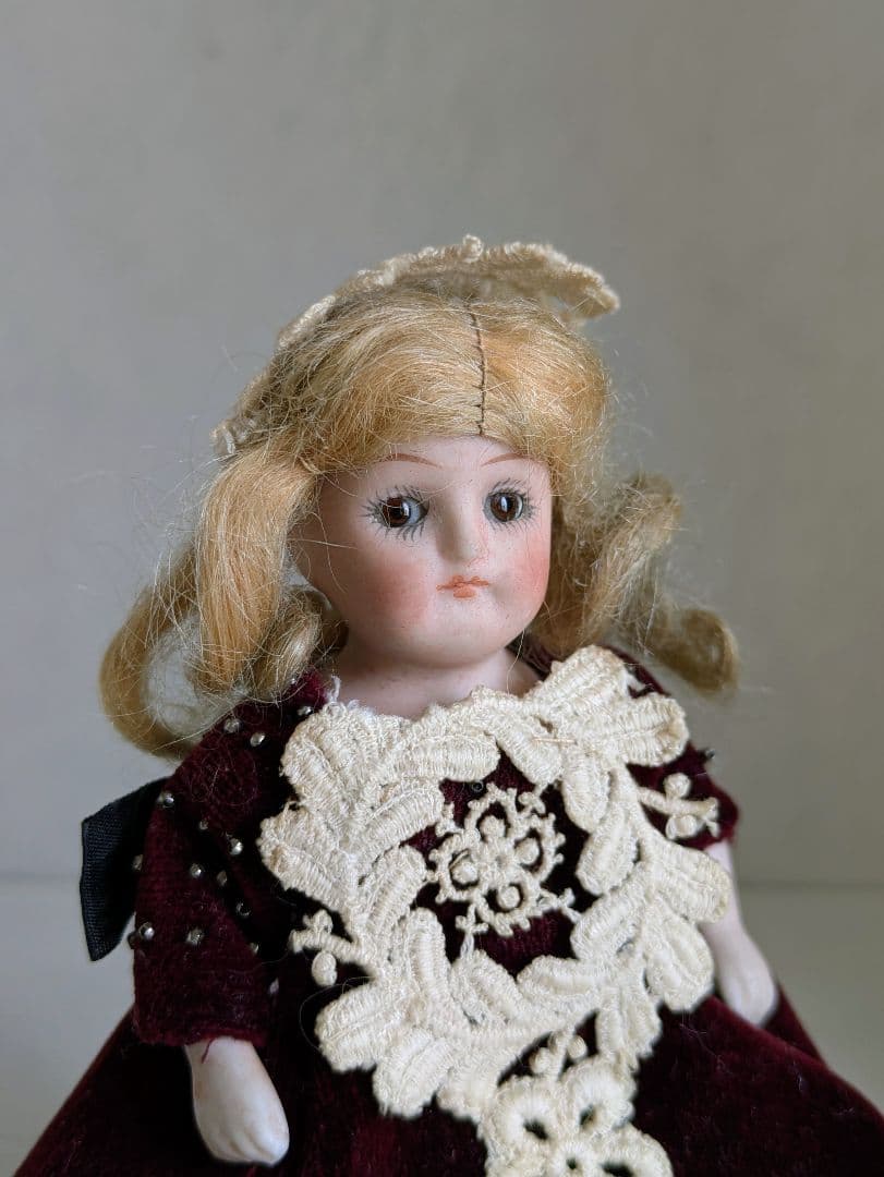 ミニョネット　ドイツ　アンティーク　ビスクドール