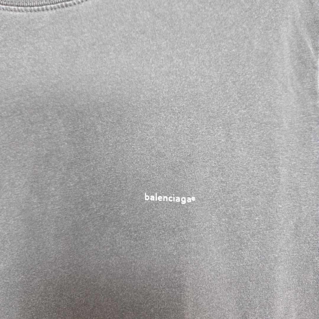 balenciaga グレー Tシャツ