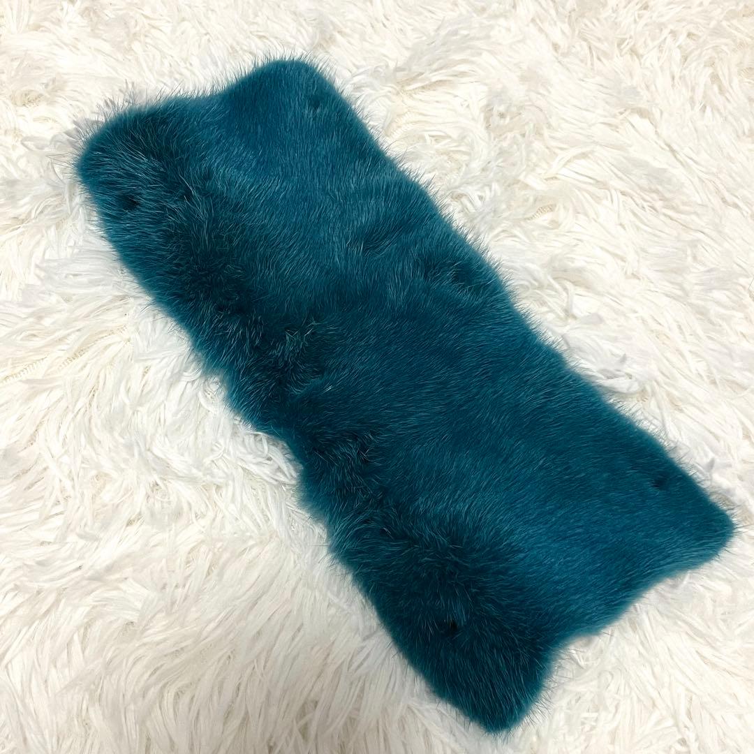 希少✨美品✨Valextra ヴァレクストラ ハンドルカバー　ミンクファー　革