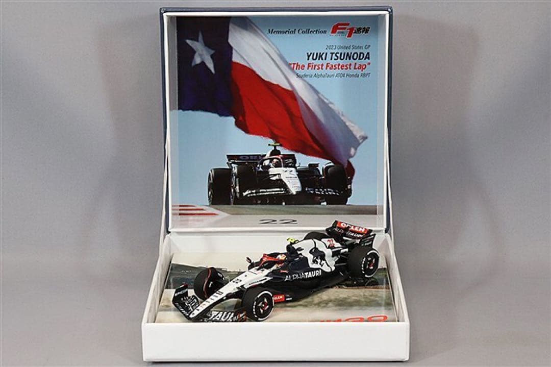 スパーク特注 1/43 アルファタウリAT04 2023 アメリカGP 角田裕毅