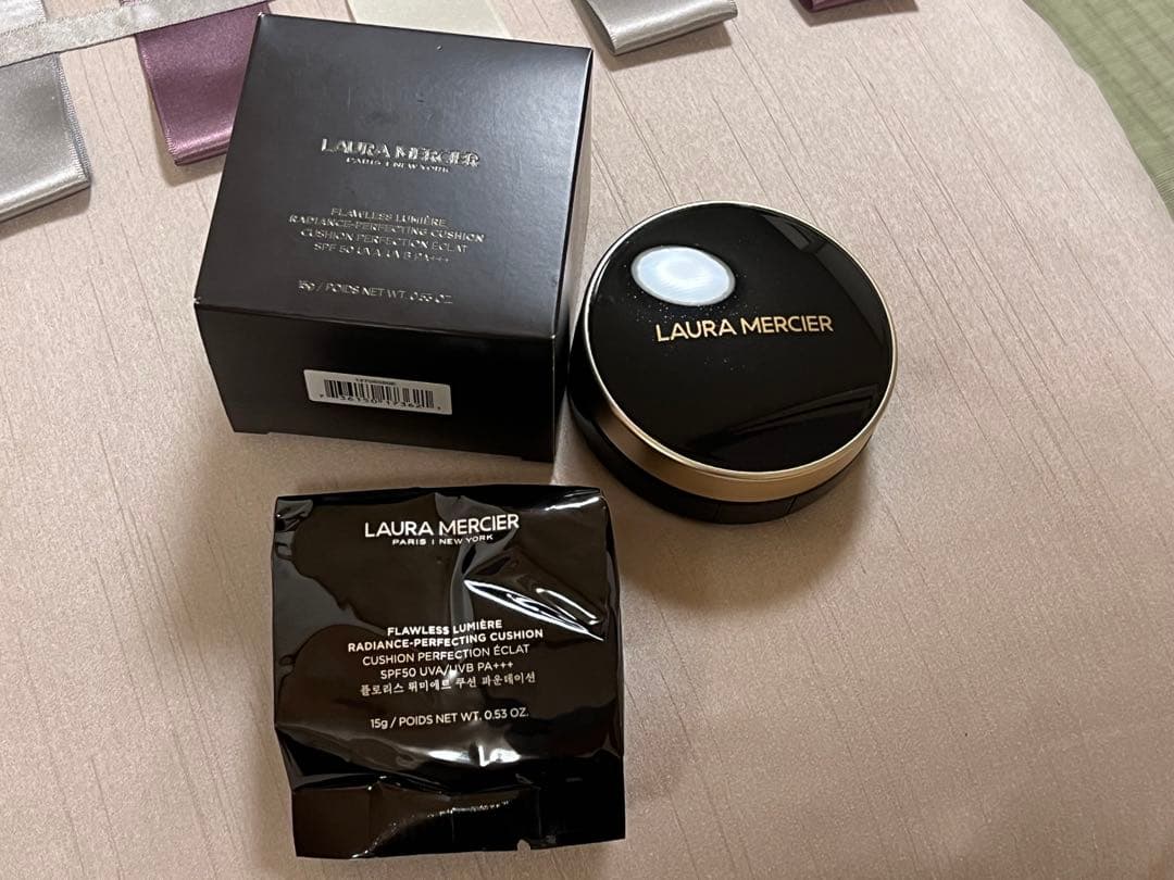 【未使用】ローラメルシエフローレスルミエールパーフェクティングクッション1N1