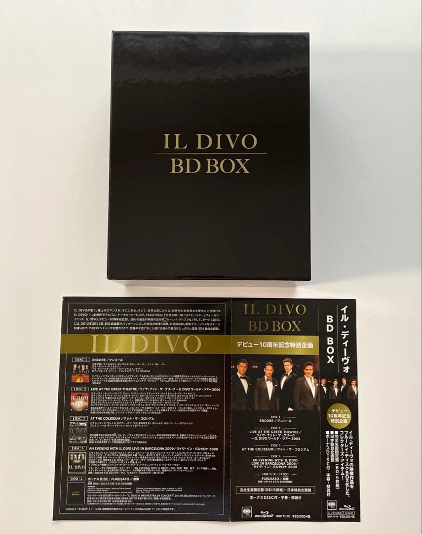 イル・ディーヴォ/IL DIVO BD BOX〈完全生産限定盤・5枚組〉