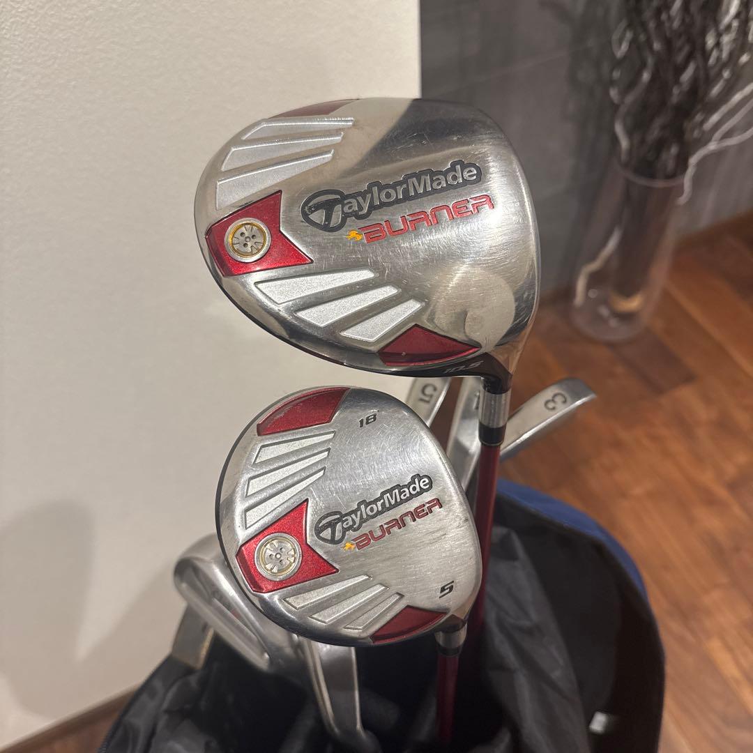テーラーメイド　BURNER　ゴルフクラブ　フルセット　フレックスR