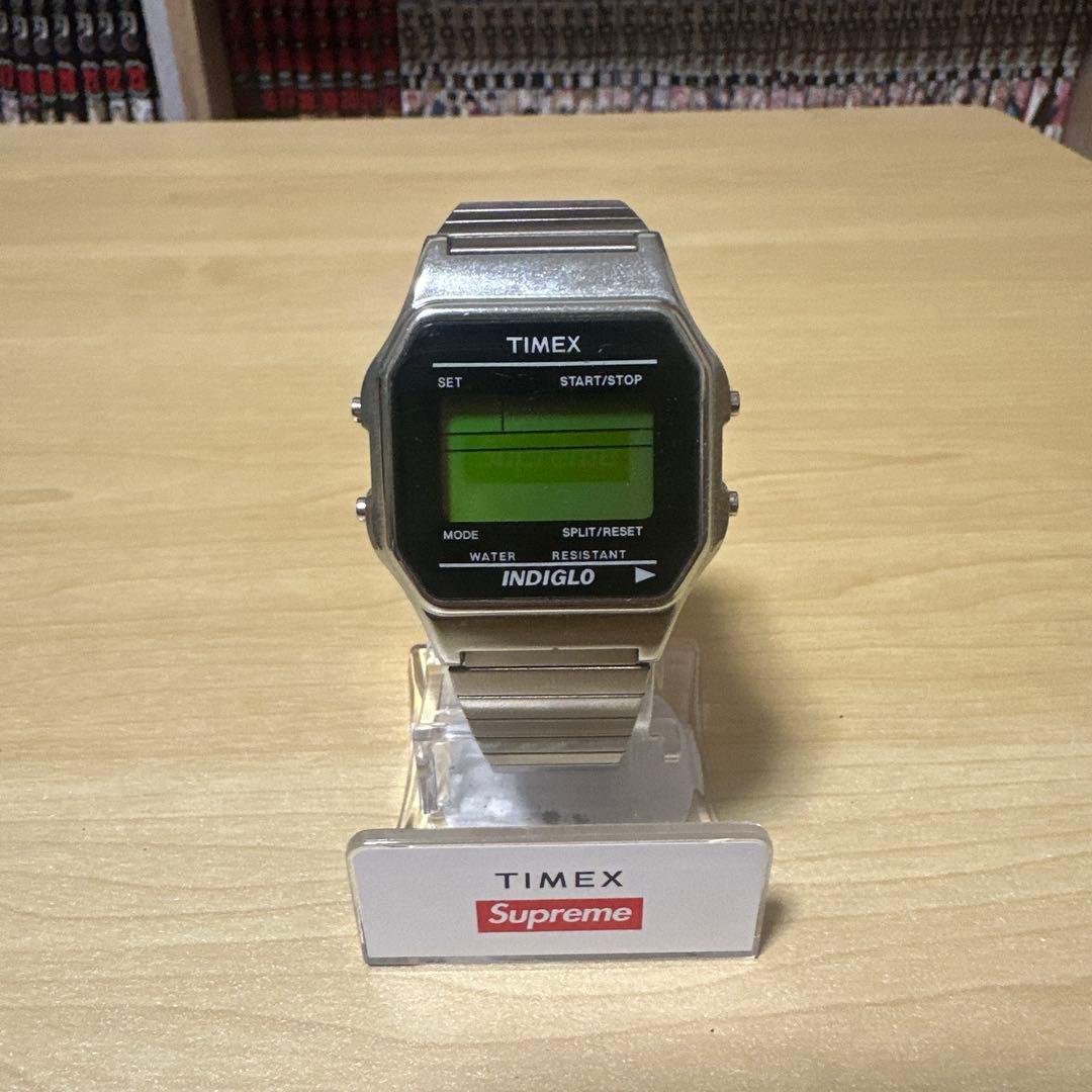 TIMEX INDIGLO 腕時計 シルバー Supreme