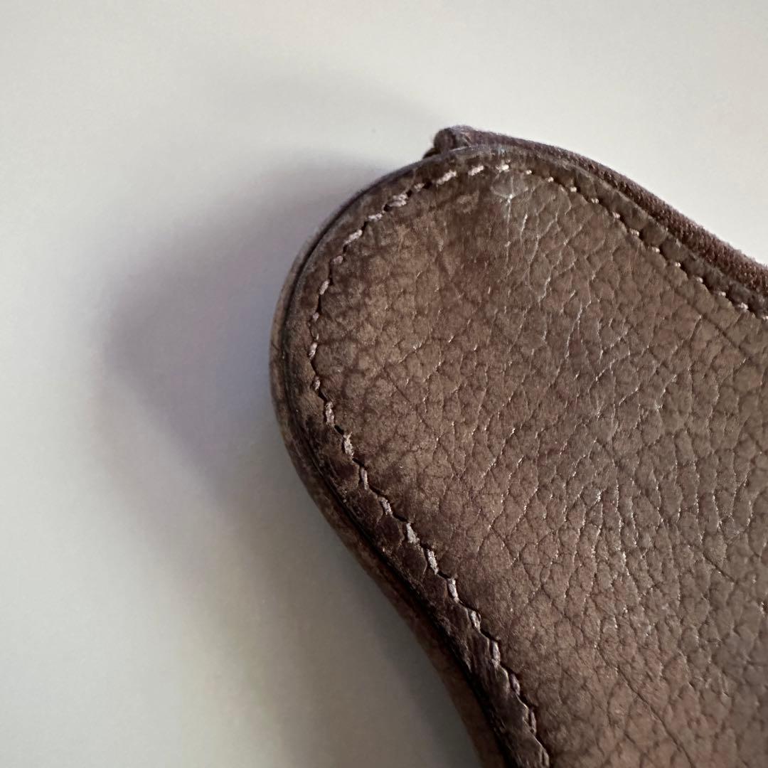 エルメス アニマル サル レザー ブラウン ケース 猿 モンキー