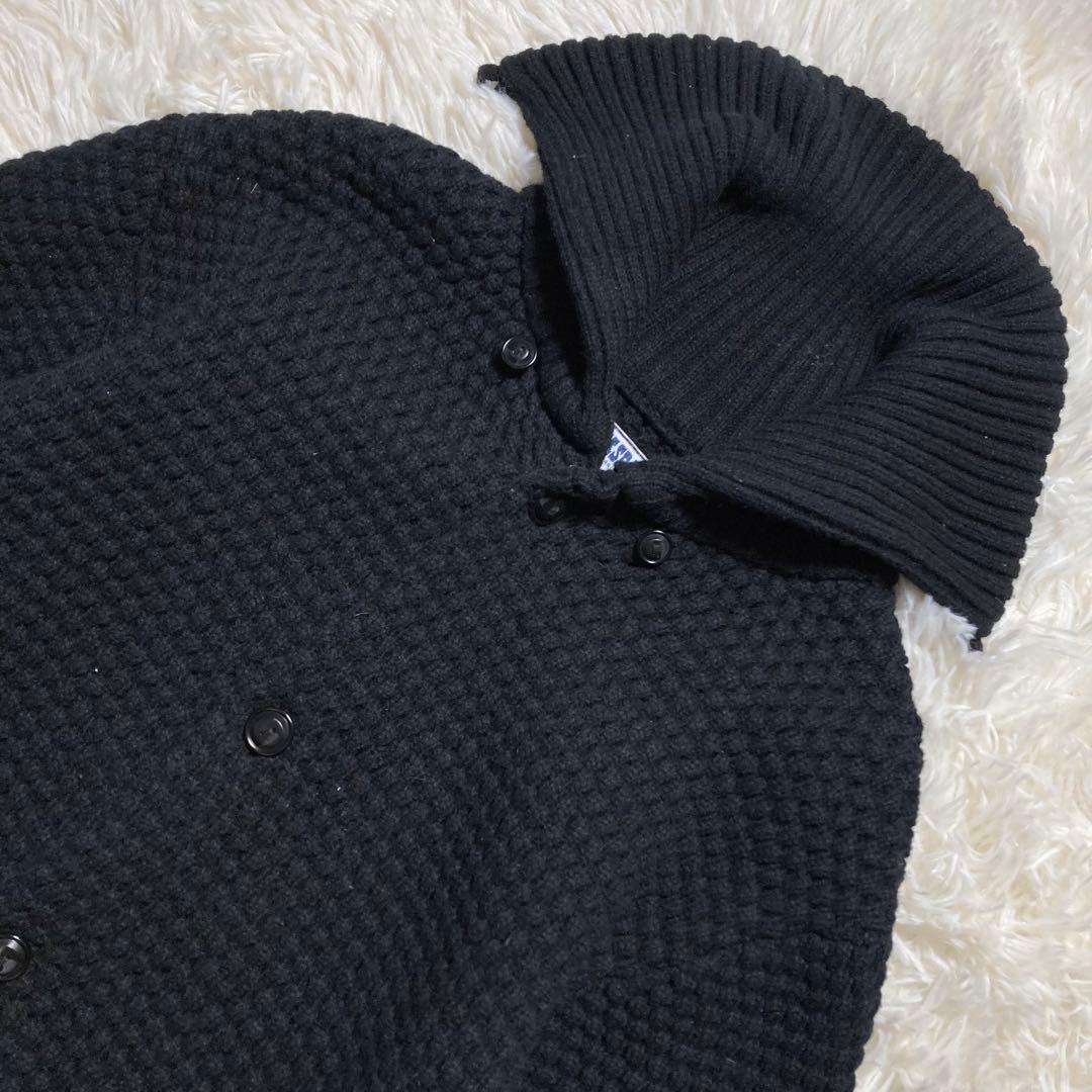 極美品 コリンボ ワッフルニット ドンキージャケット セーター