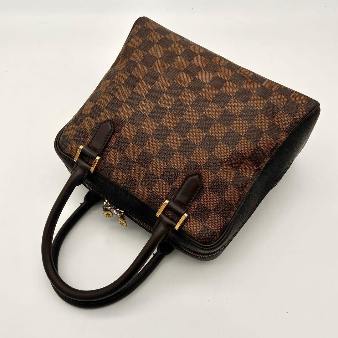 ルイヴィトン　ダミエ　エべヌ　ハンドバッグ　ブレラ　エベヌ ブラウン