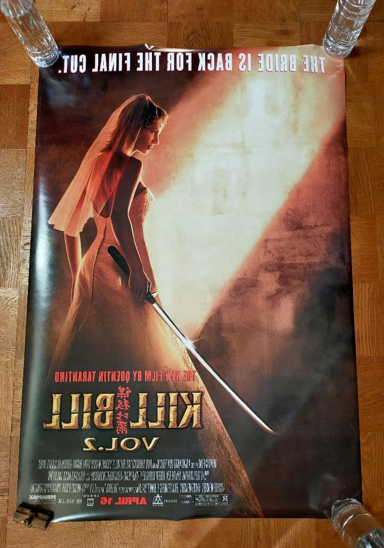 着払限定★値下☆断捨離☆両面ポスター☆KILL BILL Vol.2☆ジャンク品