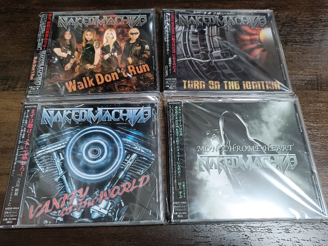 NAKED MACHINE CD4枚 直筆サイン入りポストカード付き