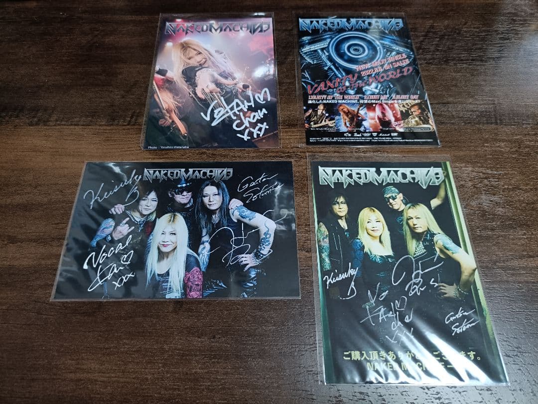 NAKED MACHINE CD4枚 直筆サイン入りポストカード付き