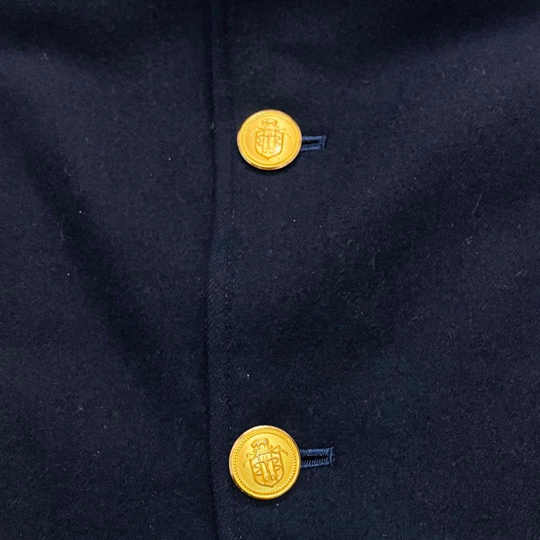 希少サイズ　金ボタン　ジェイプレス　テーラードジャケット　紺ブレ　赤パイピング