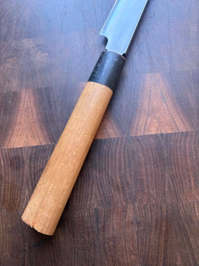 正本総本店　純日本鋼　本焼　柳刃　210mm 7寸　包丁　和包丁　研ぎ直し済