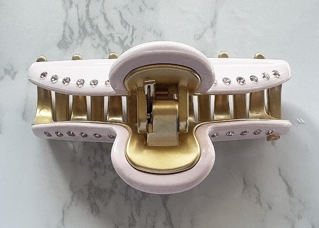 ★美品★ アレクサンドルドゥパリ　ヘアクリップ　ピンク