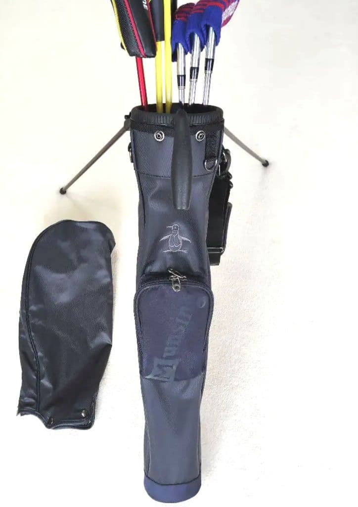【お値下げ】【美品】【マンシングウェア】セルフスタンド．ゴルフクラブケース