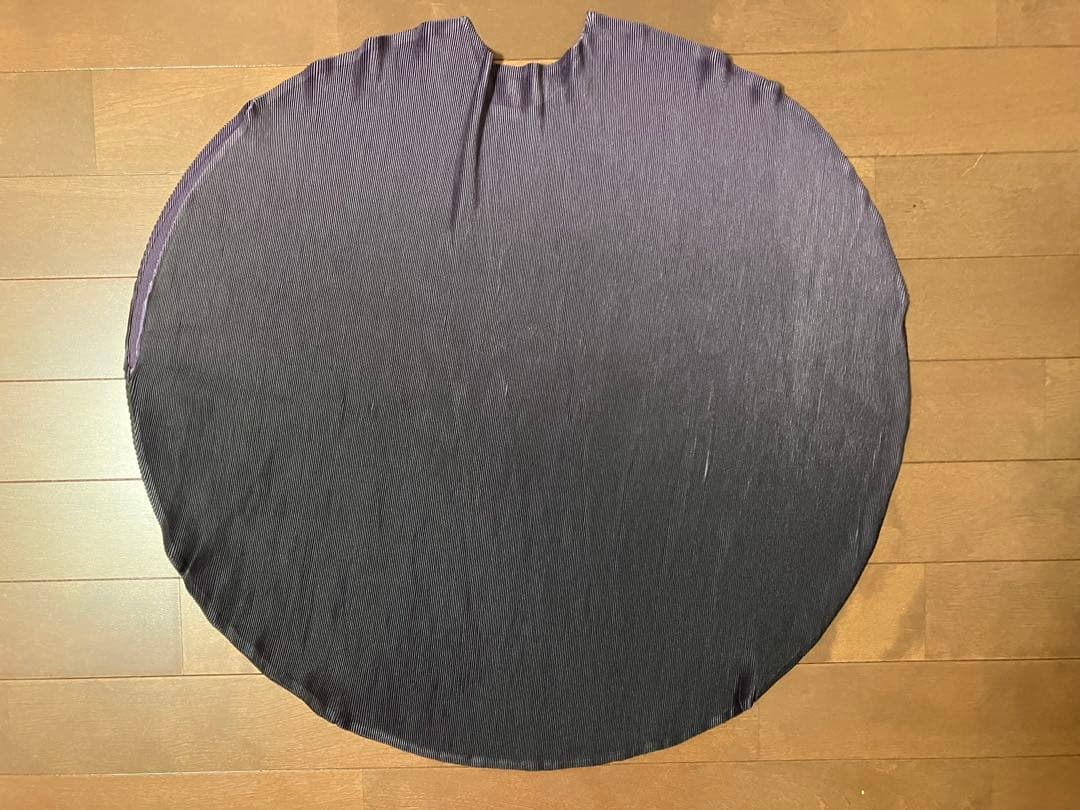 日本製/PLEATS PLEASE/プリーツプリーズ/チュニック/黒/紫/丸型