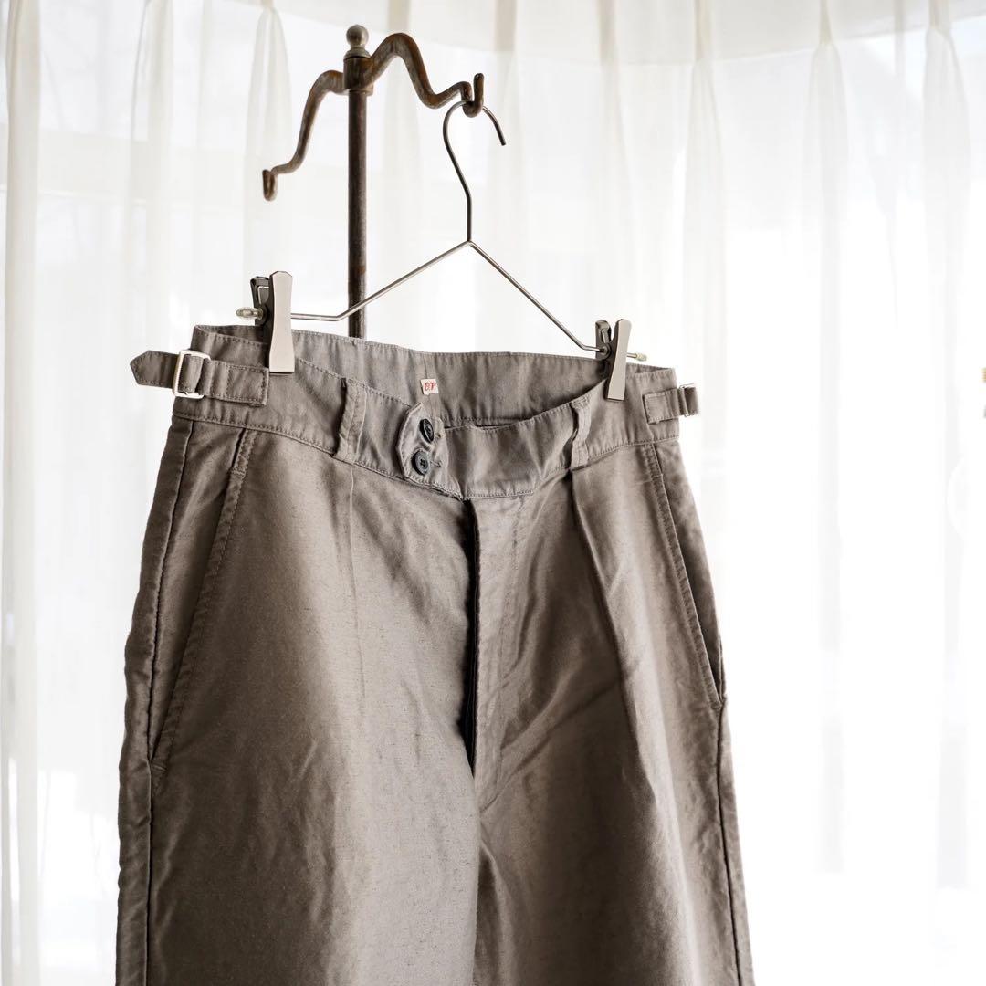 【新品】2024SS：OUTIL PANTALON LIMMEN グレージュ 1