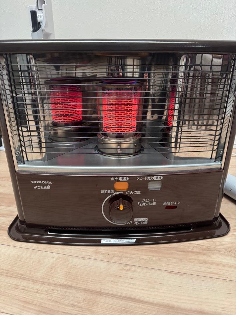 コロナ 石油ファンヒーター ブラウン