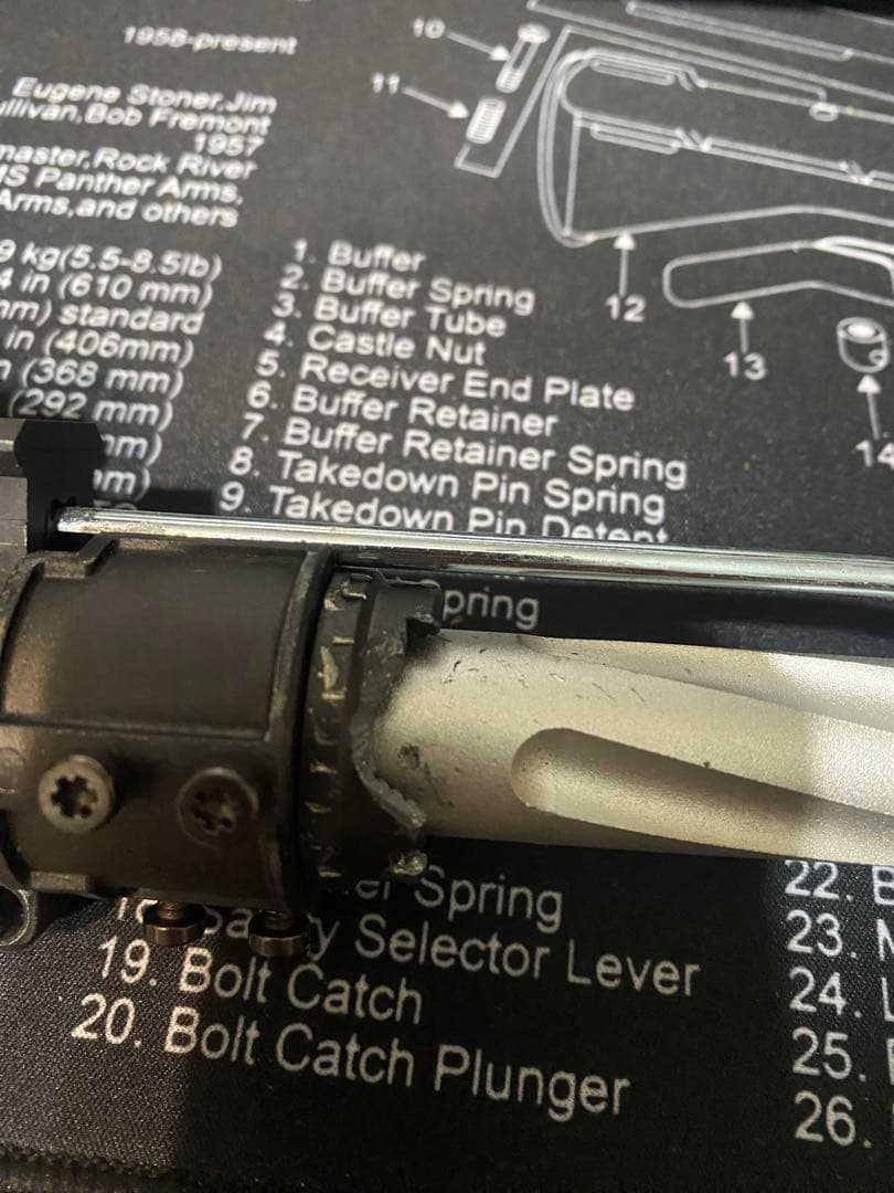 東京マルイ　MTR16 アッパー　ボルトキャリア他