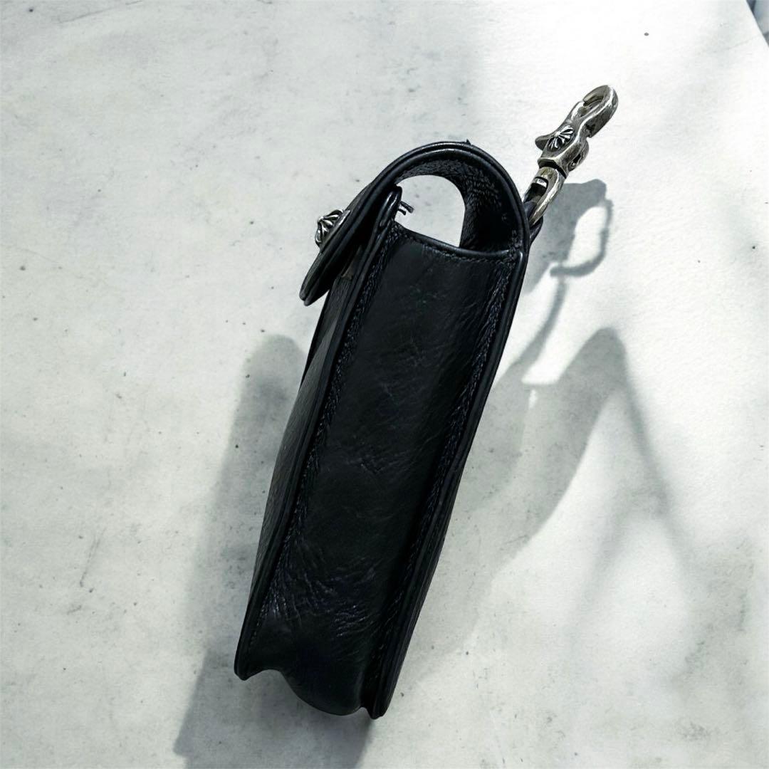 JJR様【極希少・鑑定済】クロムハーツ スイベルクリップ クロスボール レザー