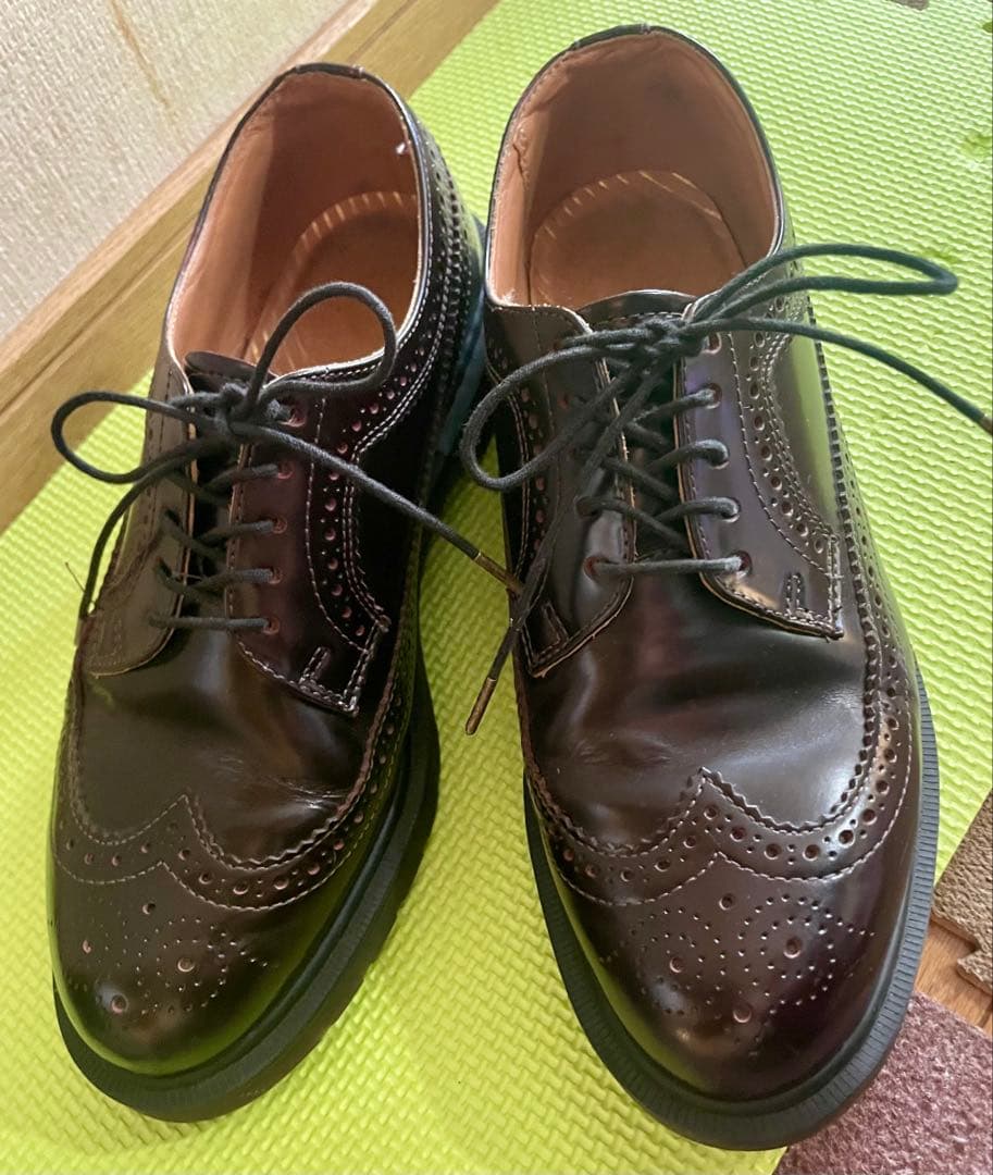 Dr. Martens ウィングチップ シューズ　ブラウン UK9