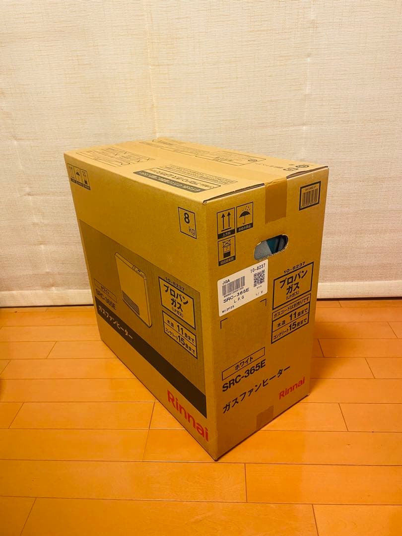 リンナイ　SRC-365E ガスファンヒーター ホワイト　LPガス用　未開封新品