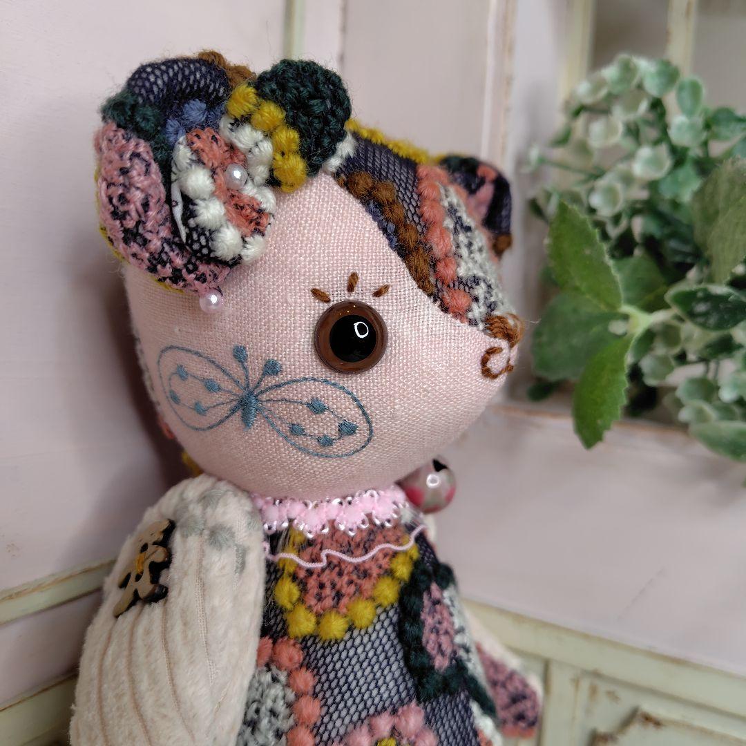 ゆ*こ様 【オークションです】ミナペルホネン＊ハンドメイド＊ぬいぐるみ＊テディベ