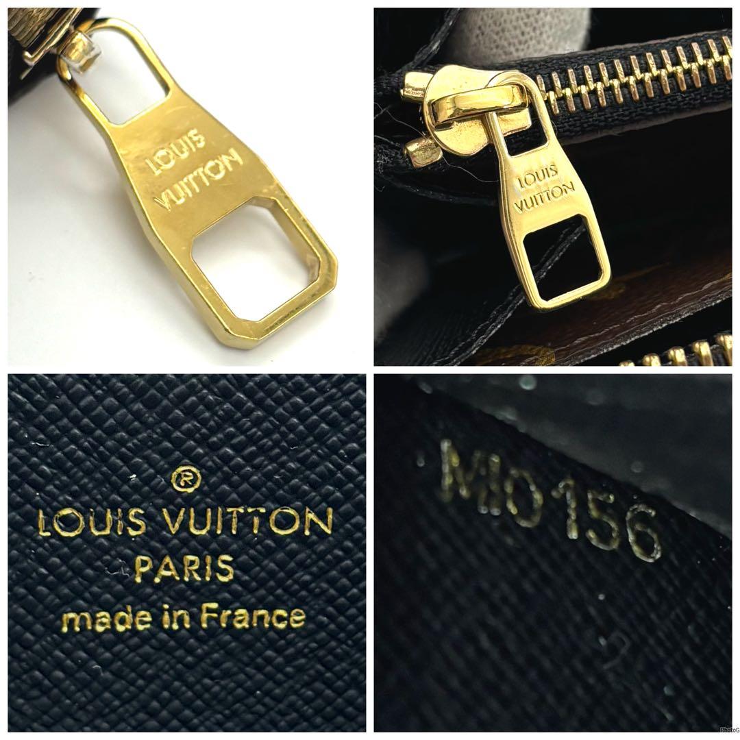 【超美品】ルイヴィトン ジッピーウォレット レティーロ モノグラム 黒 長財布