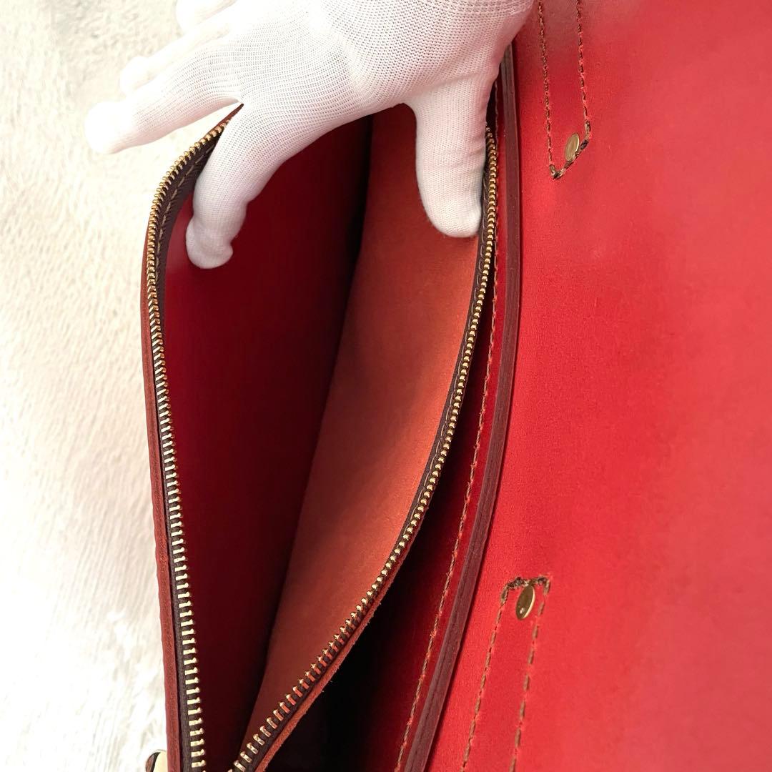 極美品✨HERZ ヘルツ ショルダーバック 2way 丸大おこし ハードレザー