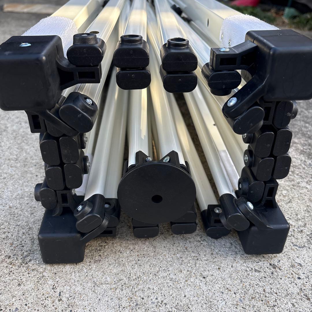 美品 FIELDOOR タープテント オレンジ トップカバー付き♪