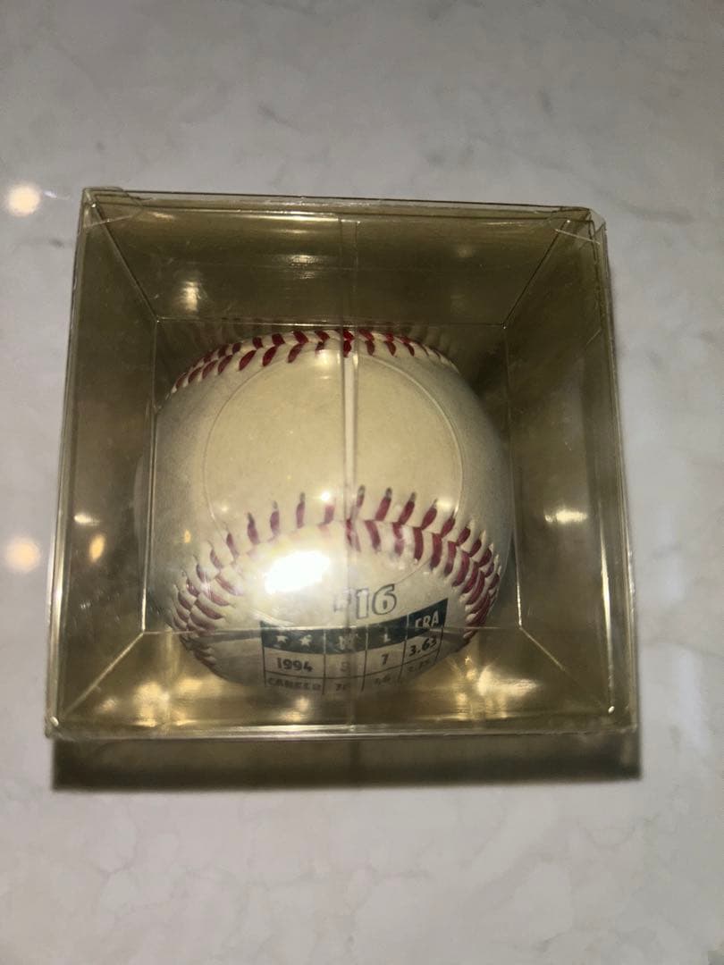 野茂英雄選手 写真 ボールケース付き