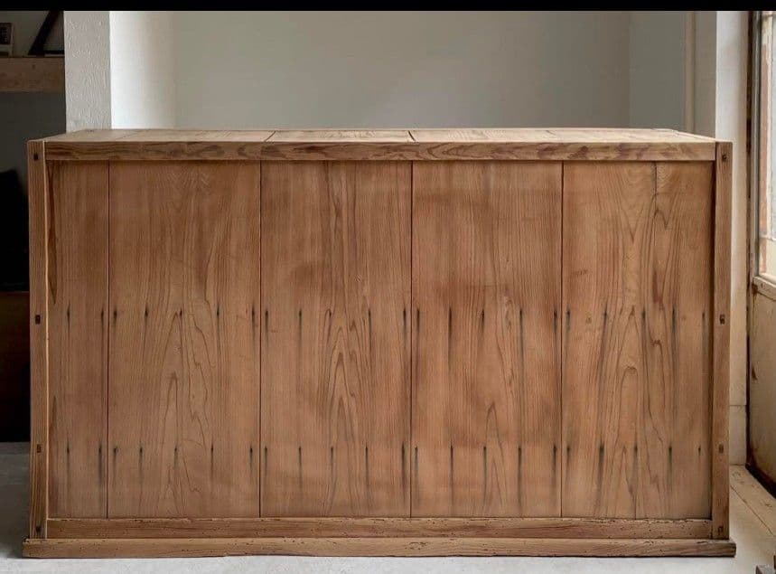 momiさま専用 アンティーク　古いガラス戸棚 レトロ　食器棚