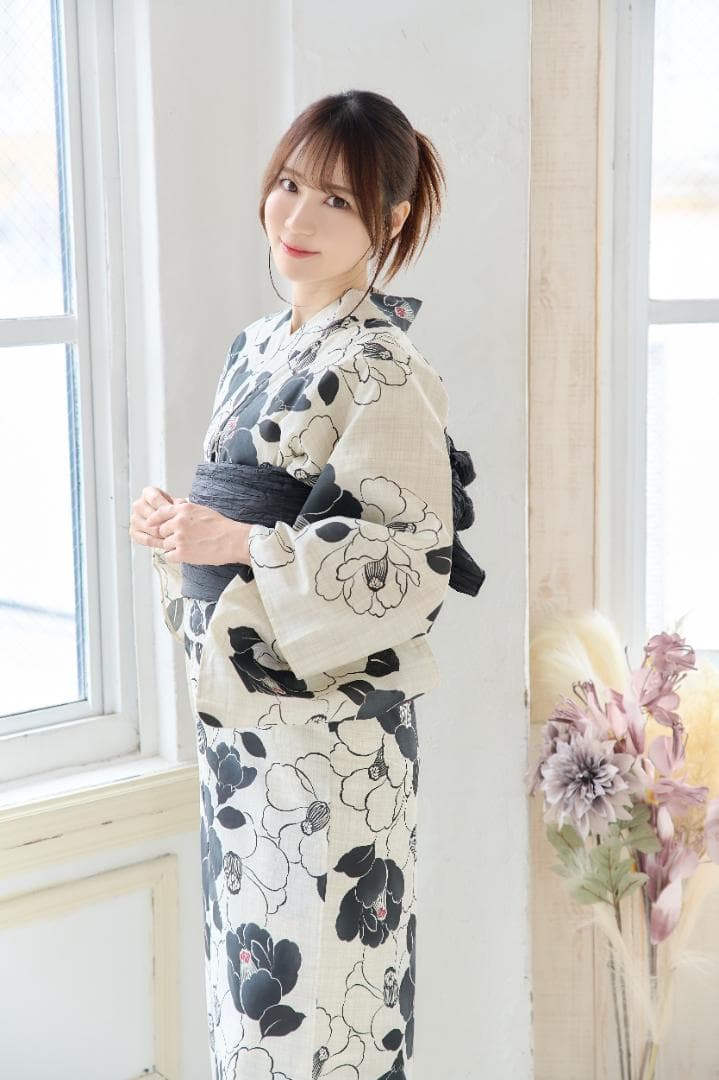 新品 浴衣 セット 浴衣セット ゆかた 大人 レディース 白 黒 Y4-57