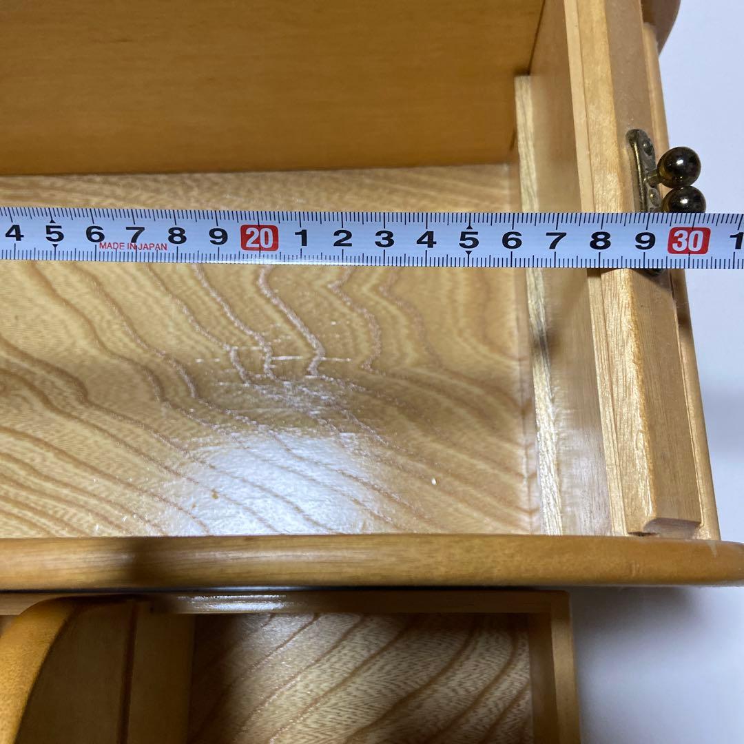 昭和レトロ【　Ｇ-Wood ソーイングボックス　】