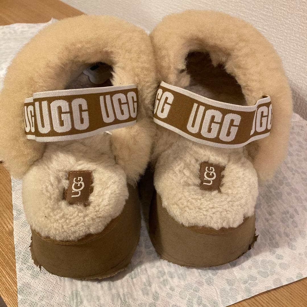 正規品UGG ファンケット　26cm Chestnut 厚底　ブラウン