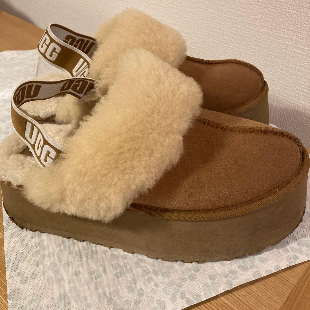 正規品UGG ファンケット　26cm Chestnut 厚底　ブラウン