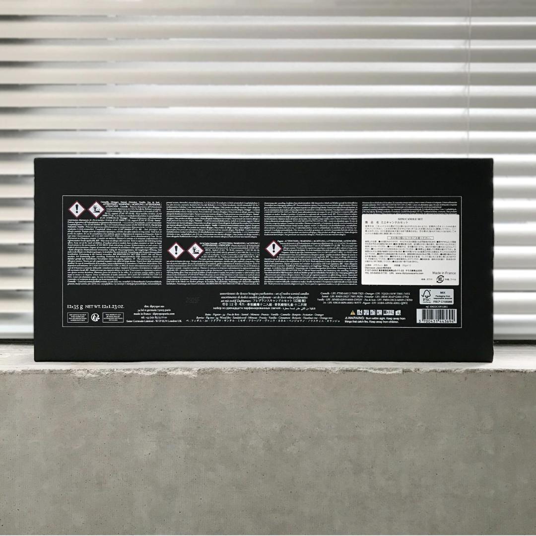 422.ディプティック フレグランス ミニ キャンドル セット 12個セット