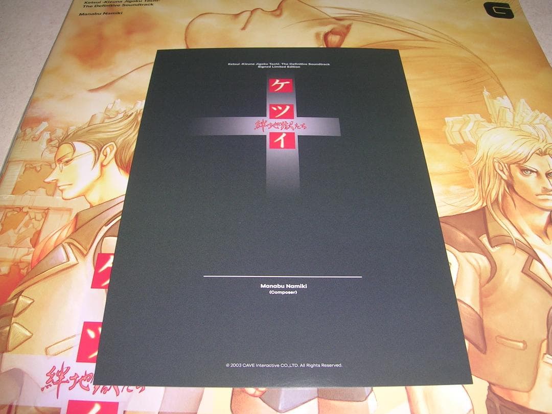 ケツイ 絆地獄たち 300枚限定 並木学直筆サイン入りカード付 アナログ 新品