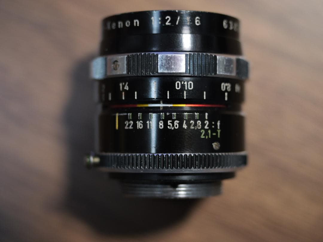 オールドレンズ　Cマウント　Schneider Cine-Xenon 16mm