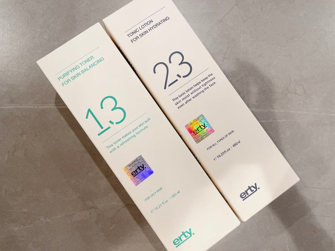 erty. 13番 23番 ミネラル水分トナー