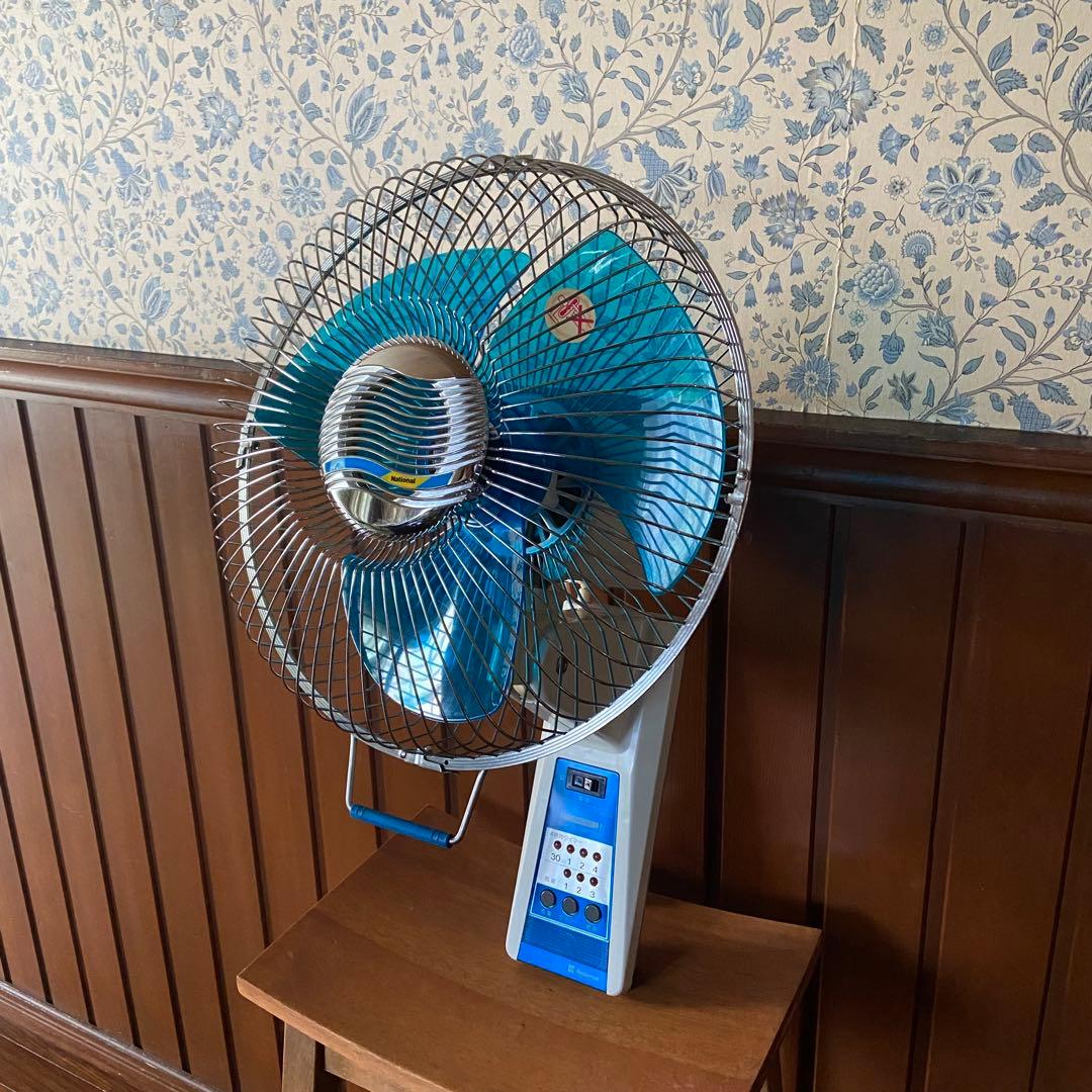 昭和レトロ　壁掛け扇風機　ナショナル　扇風機