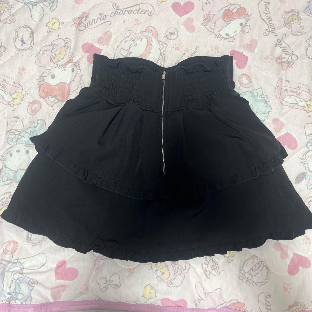 Hauls ティアードふりⅹ2ミニⅹ2スカート