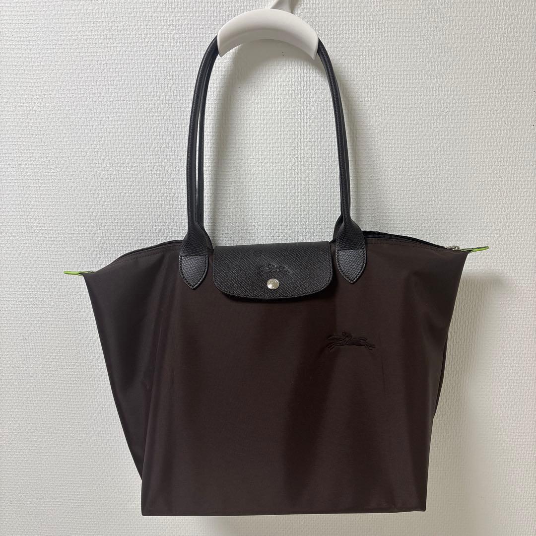 【期間限定お値下げ中】ル プリアージュグリーン L ショルダーバッグ　モカ