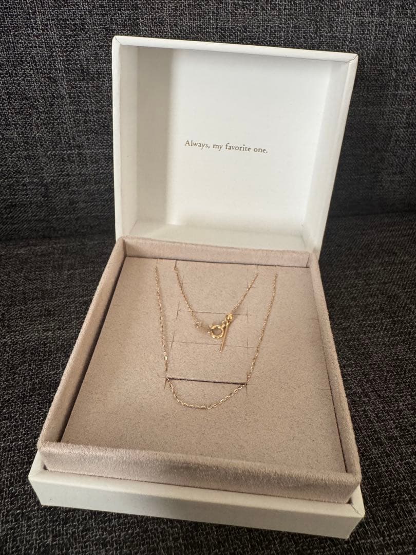 chika ete K18YG ミラーカットチェーン ネックレス