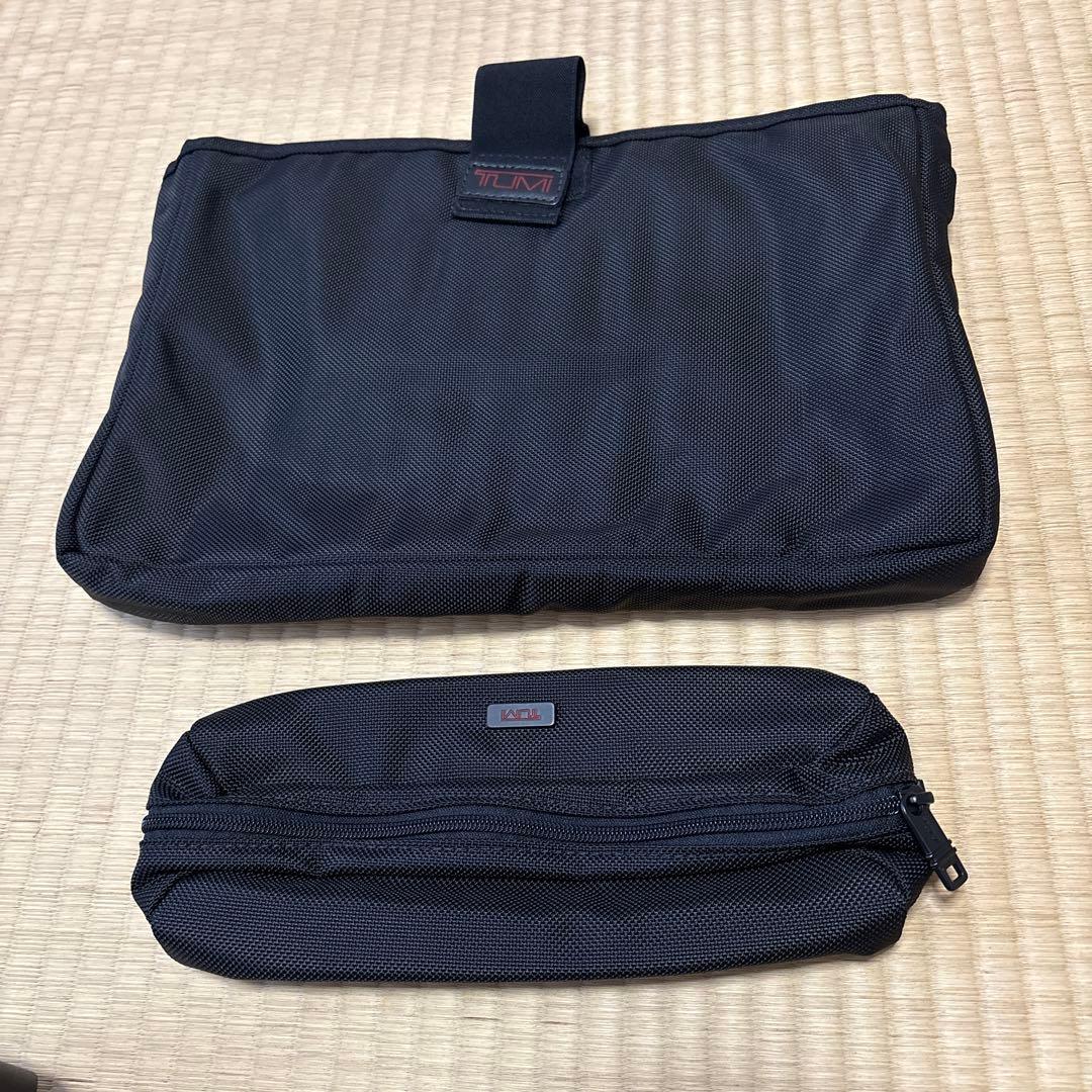 TUMIブラック ビジネスバッグ ポーチ付き