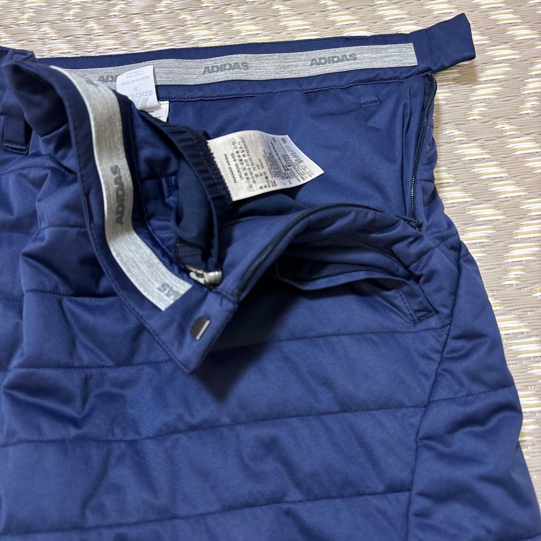adidasゴルフ レディース 中綿ジャケット・スカートセットアップ ネイビーS