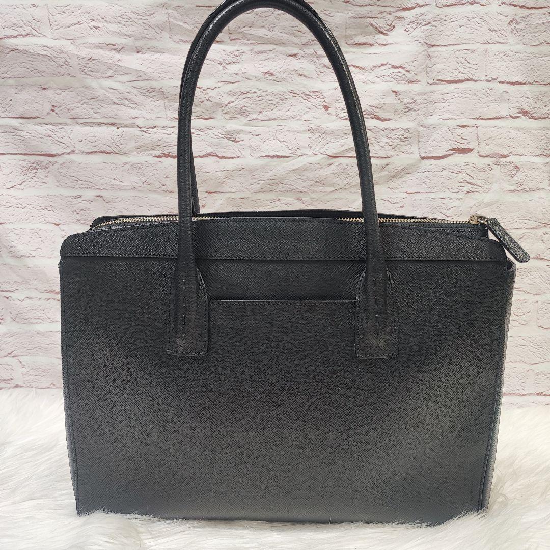 【美品】ナガタニ NAGATANI サフィアーノレザー ビジネス トートバッグ