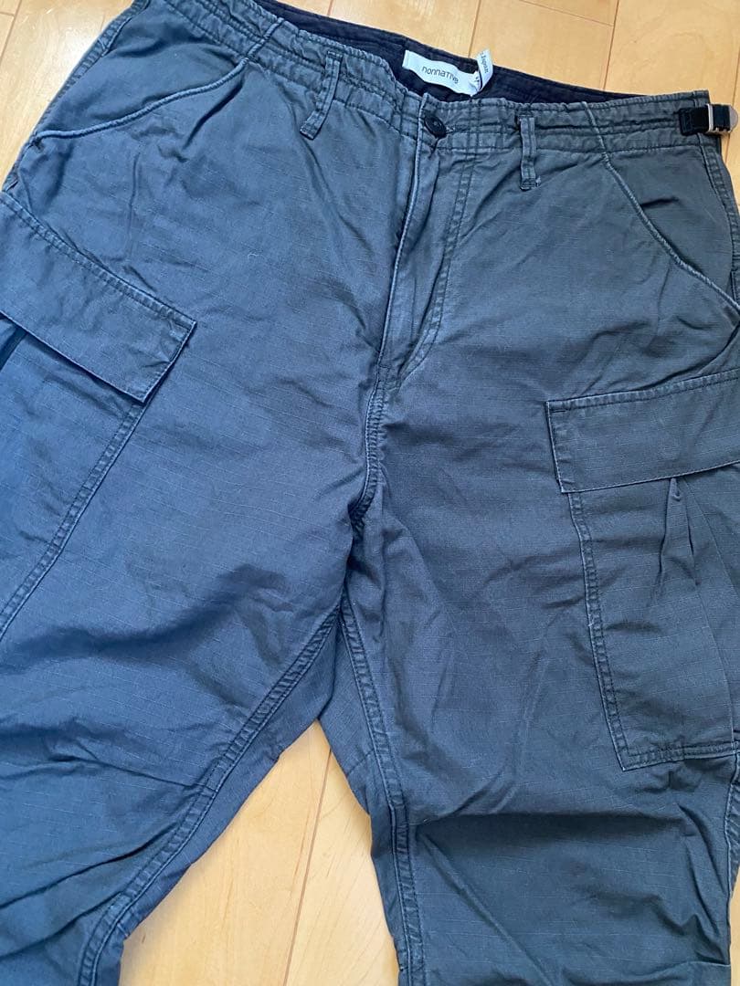 nonnative、カーゴパンツ、ミリタリー、チャコール、2、NN-P3351