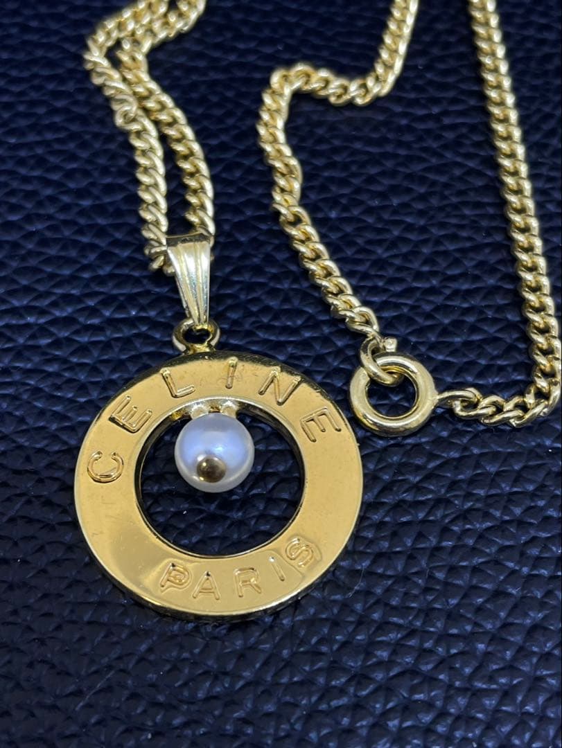 CELINE デザインネックレス